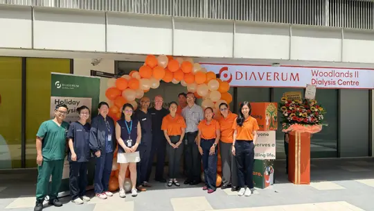 Celebrating the opening of Diaverum Woodlands II Dialysis Centre