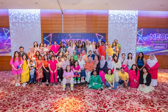 Diaverum Year End Appreciation Lunch 2025 - A Neon Celebration of Joy and Gratitude